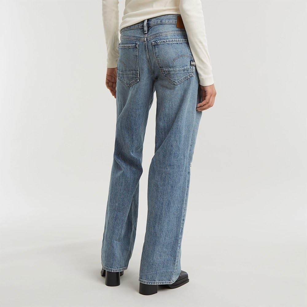Detalle de G-STAR Damen Judee Loose Low Waist Jeans – mit Reißverschluss und Five-Pocket-Design