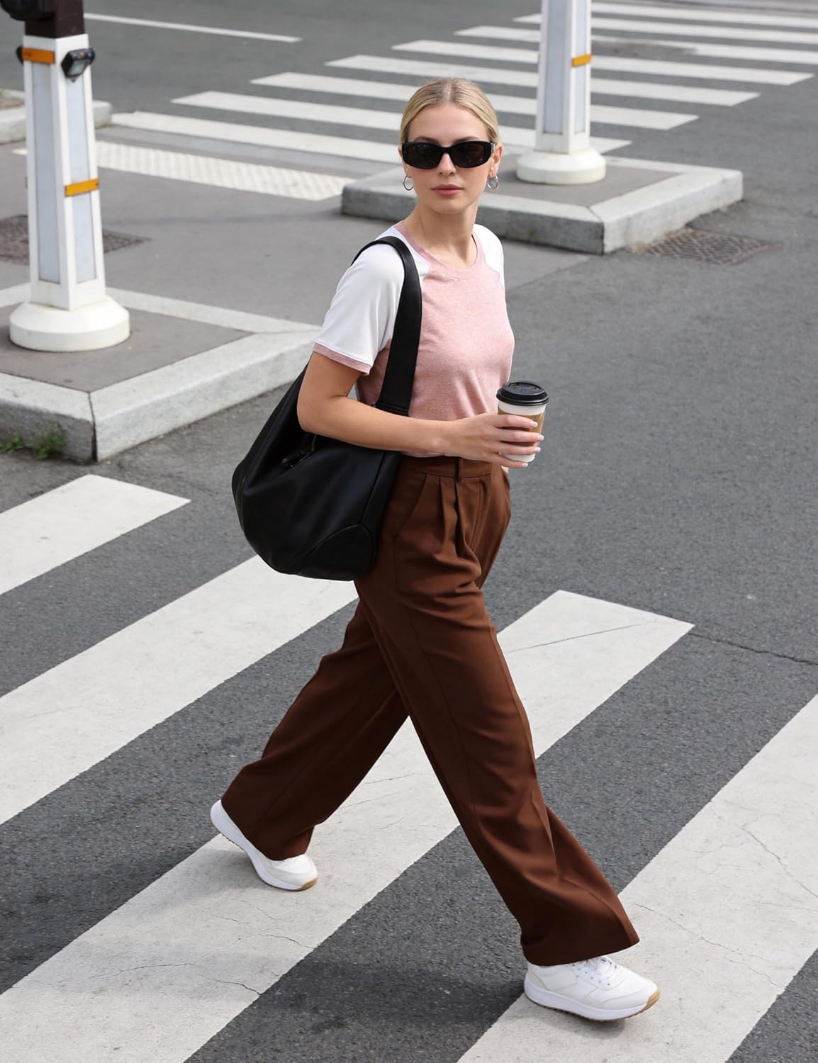 Thumbnail 1 de Wayleb maglietta sportiva da donna con maniche raglan a contrasto in tessuto traspirante elasticizzato