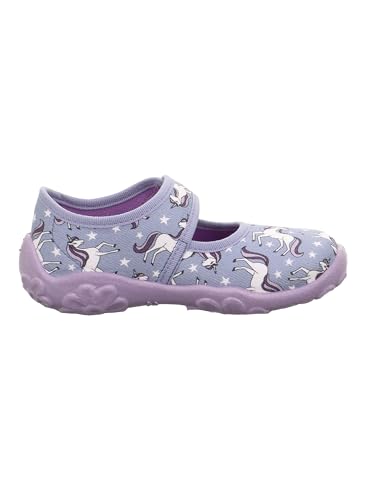 Detalle de Superfit Mädchen Bonny Hausschuhe 1-800283 – Blau Mehrfarbig, 32 EU