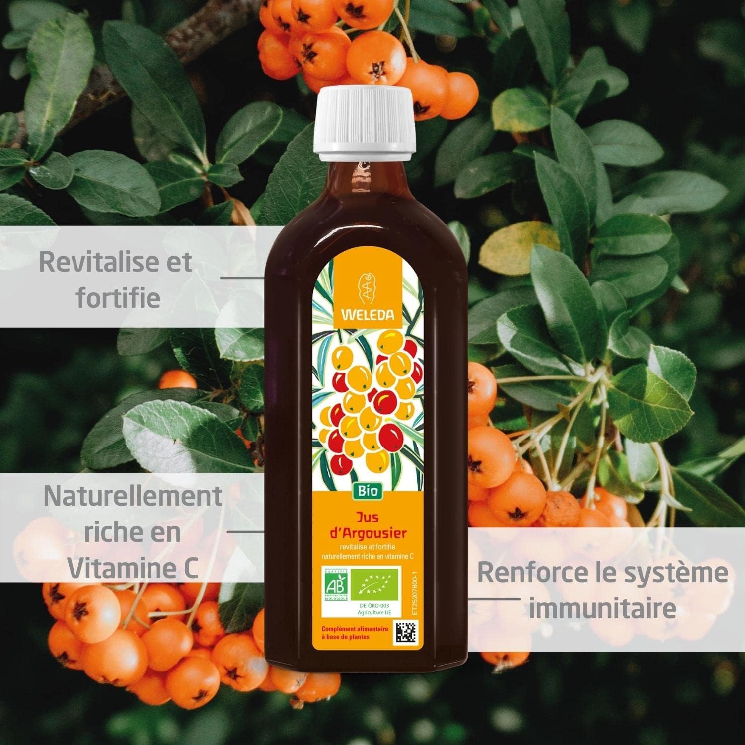 Detalle de WELEDA Jus d'Argousier 200 ml đ„€