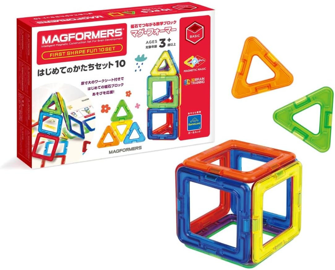 Detalle de ボーネルンド MAGFORMERS MF701016 はじめてのかたちセット 10ピース・3歳頃から
