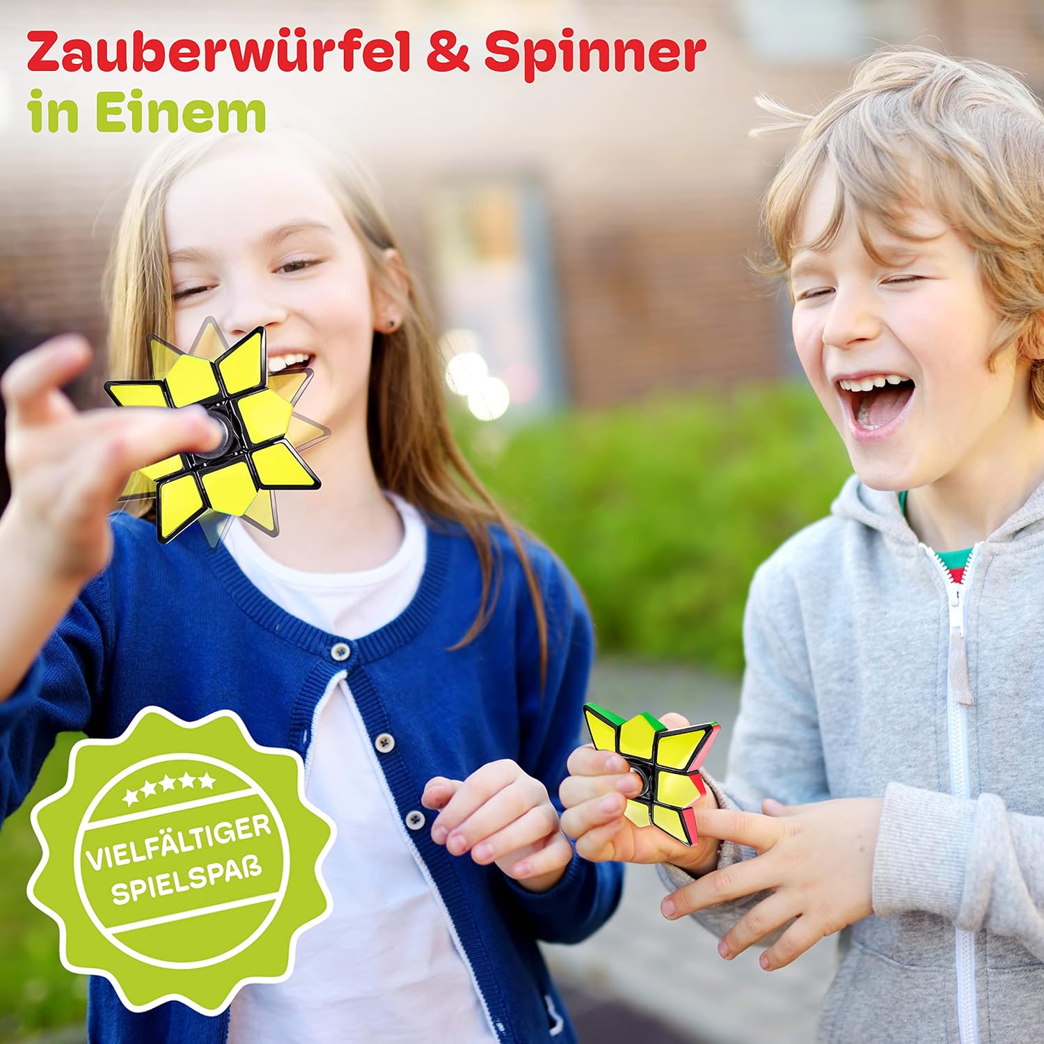 Detalle de CUBIDI Star 3x3 Drehwürfel mit Spinner