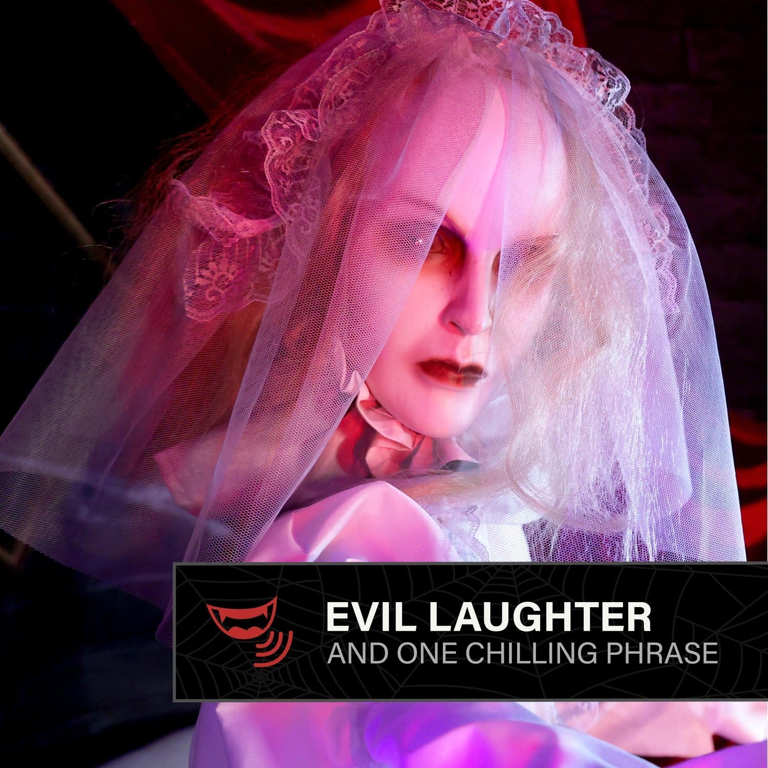 Detalle de Haunted Hill Farm Halloween Animatronic, 5.5-Ft.
