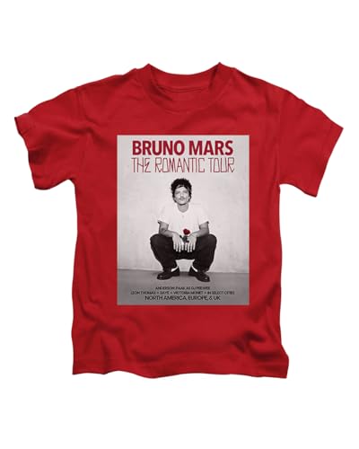 Detalle de Red Text Bruno pop Mars The Romantic Novelty Meme Iconic Trending Trend Tee