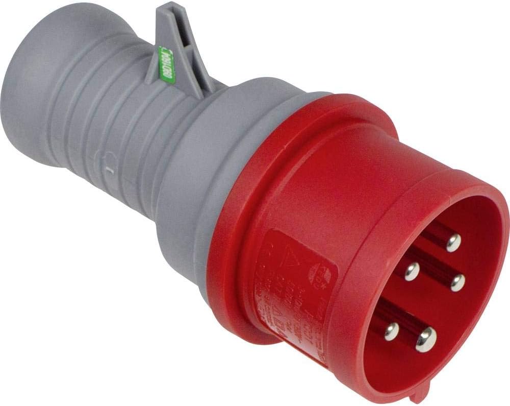 Thumbnail 2 de as - Schwabe 61478 – trójfazowa wtyczka testowa 400 V, 32 A, 5-biegunowa, IP44