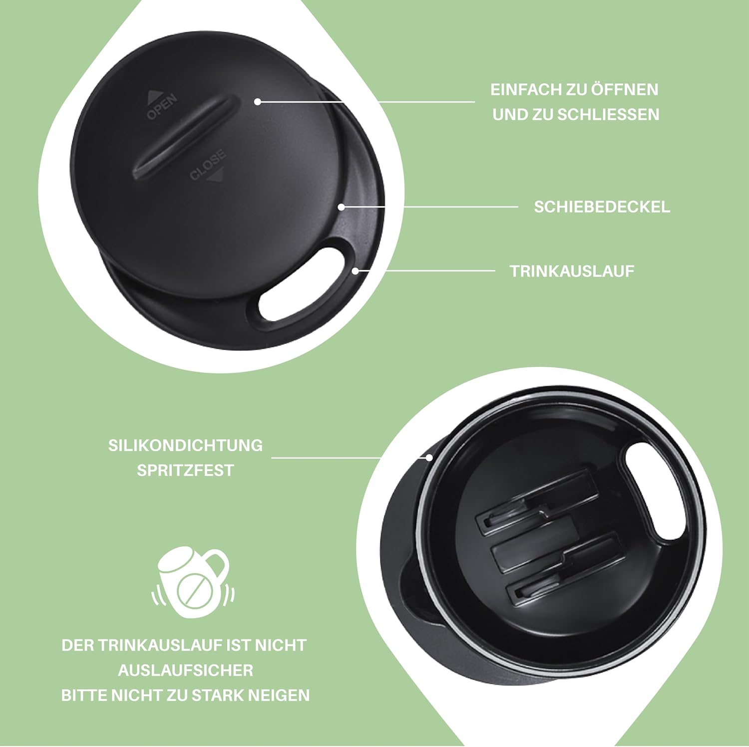 Detalle 2 de Ideus Kaffeebecher 470 ml