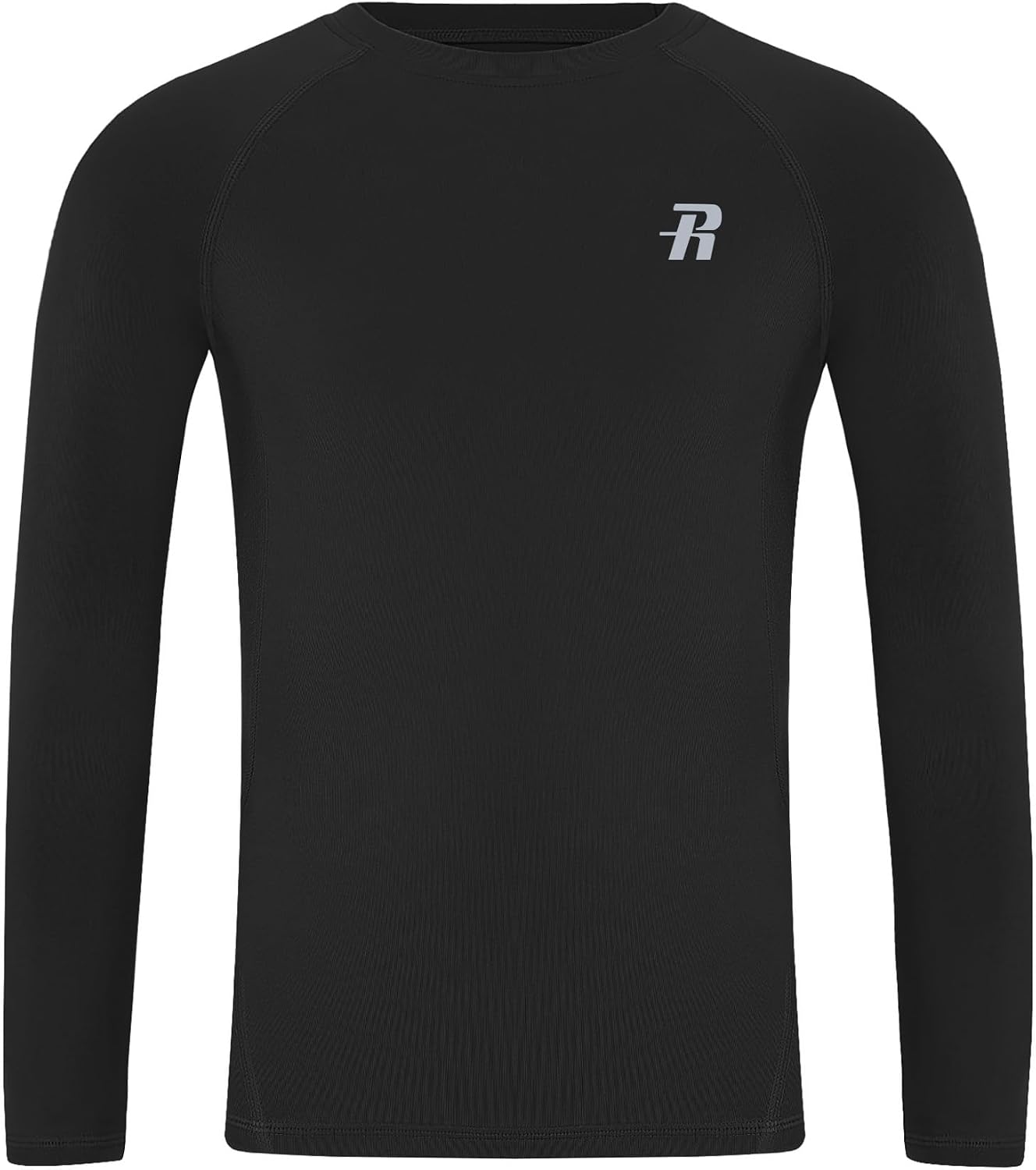 Detalle de Runhit Boys Compression Shirt Long Sleeve: UPF 50+ base layer for active kids