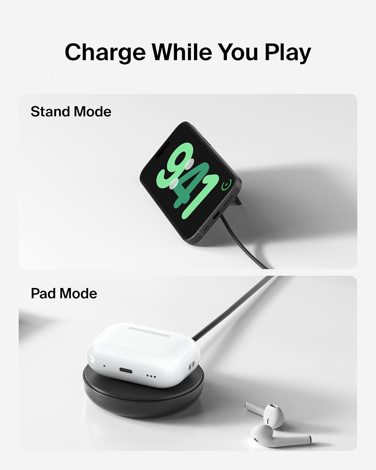 Detalle 2 de Belkin Qi2 magnetic charging pad, 15W