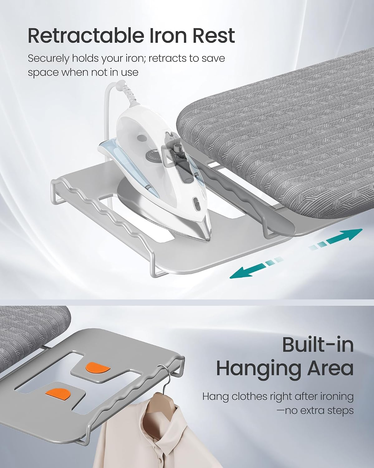 Detalle de SONGMICS Ironing Board 43 x 13 Inches