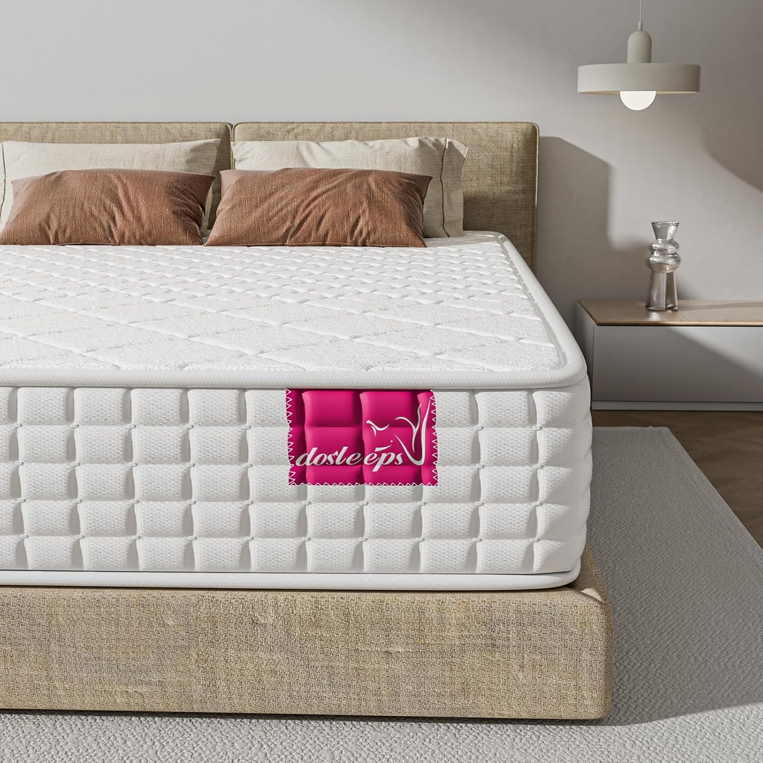 Thumbnail 6 de dosleeps King Size 10" Memory Foam & Pocket Sprung Mattress 150x200cm