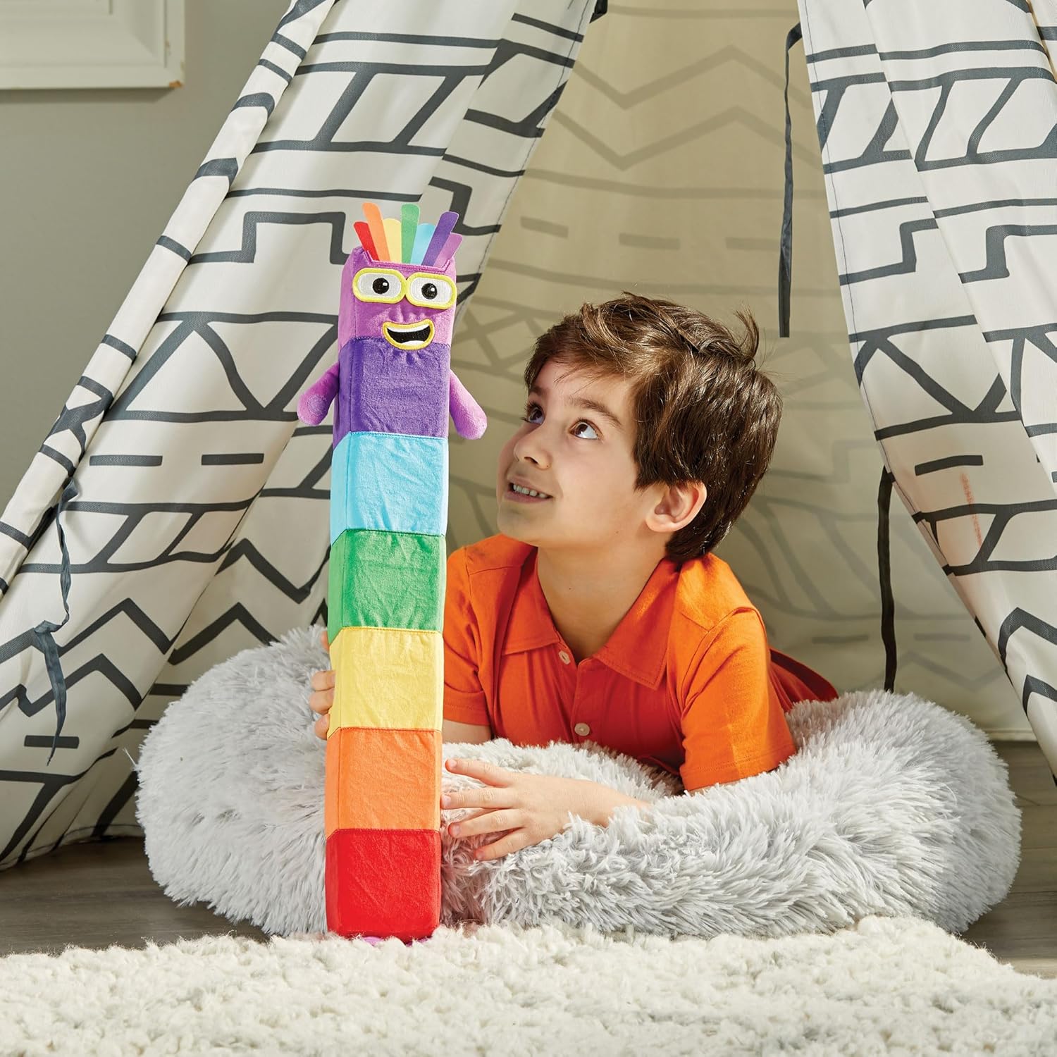 Thumbnail 6 de Learning Resources Numberblock Sette Peluche – Gioco Educativo Morbido Arcobaleno