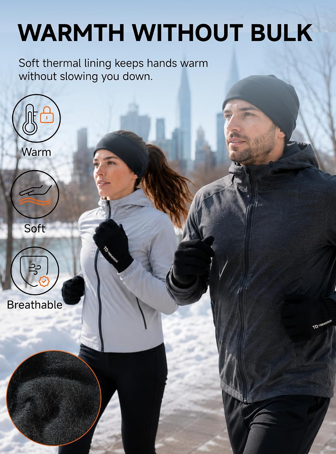 Detalle de TRENDOUX Winter Gloves Touchscreen 1 Pair