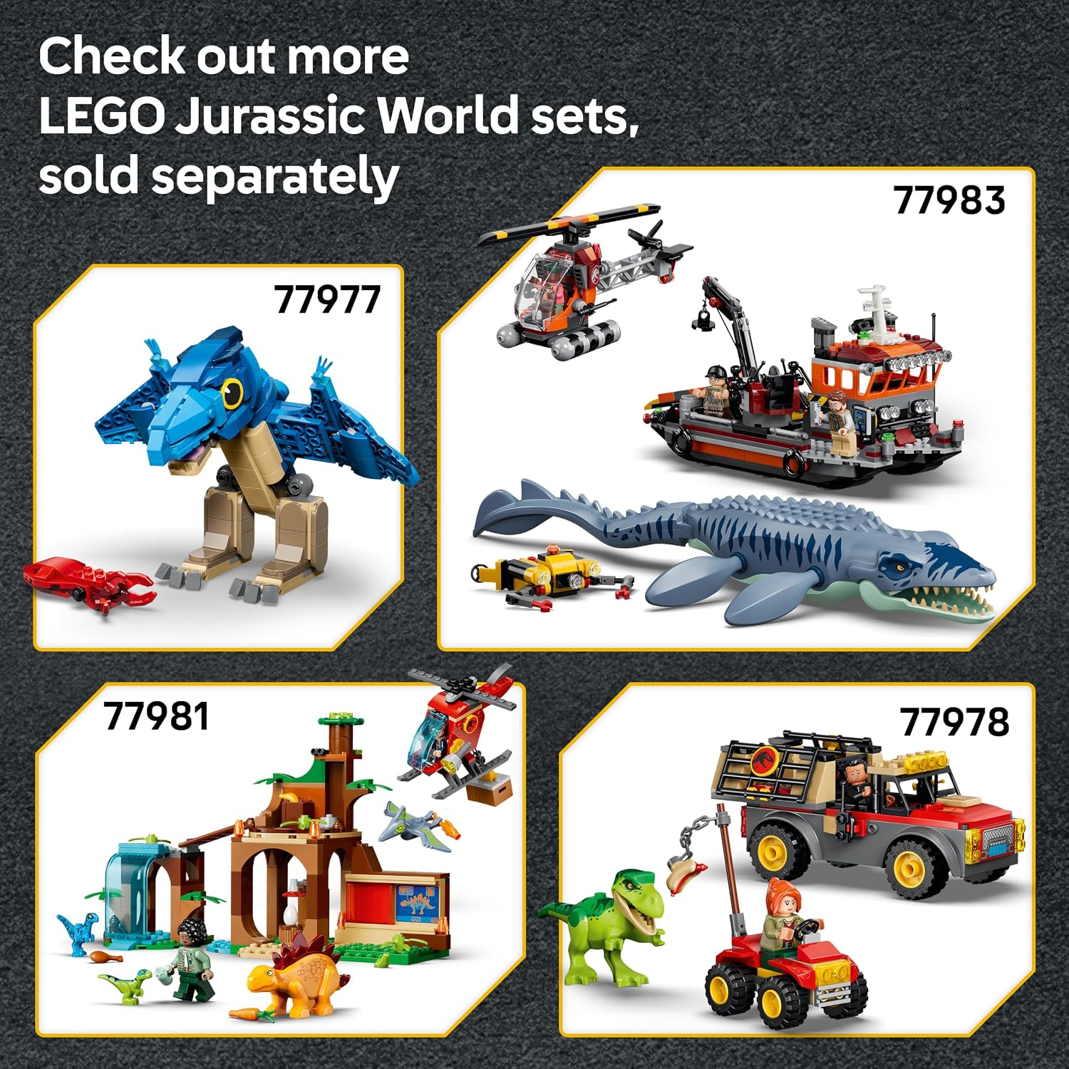 Thumbnail 6 de LEGO Jurassic World 77982 Spinosaurus Dinosaur Escape set, 820 pieces