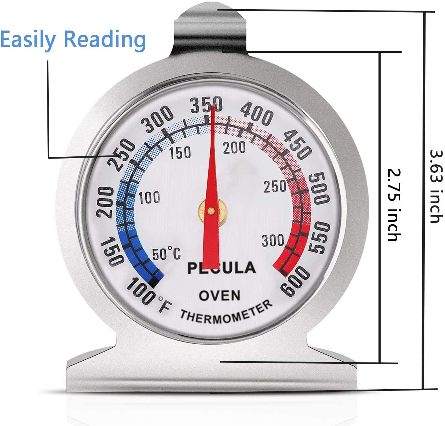 Detalle 2 de Oven Thermometer 50–300°C Instant Read Stainless Steel