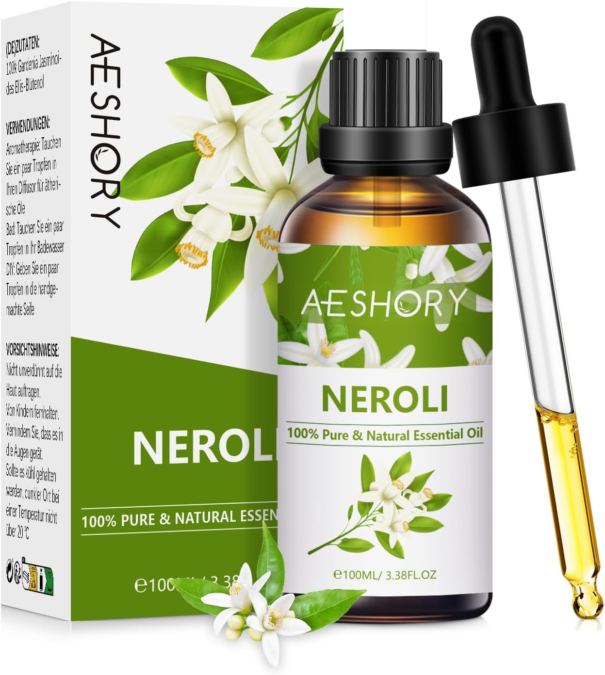 Detalle de AESHORY Neroli Essential Oil 100ml