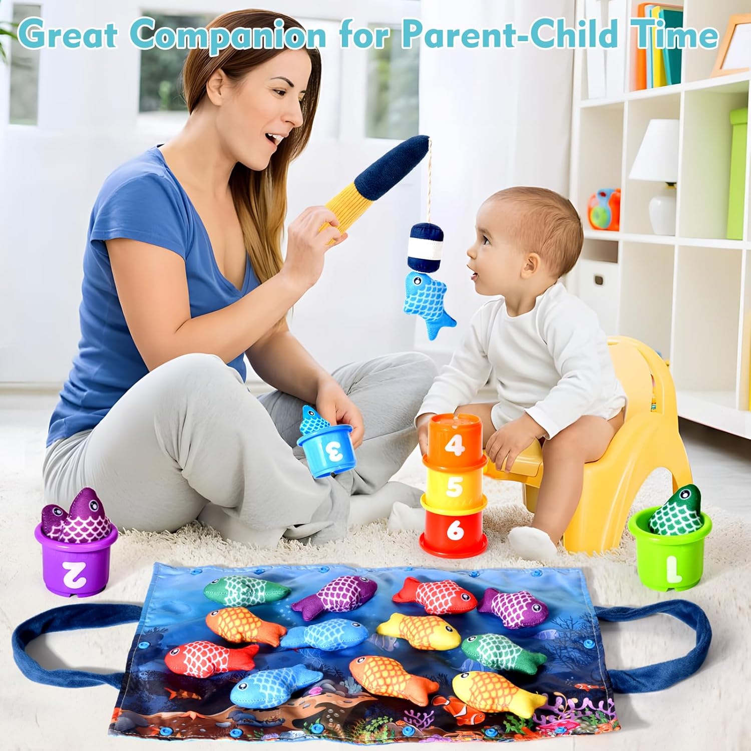 Thumbnail 6 de Yitical Montessori Fishing Set 20pcs 🎣