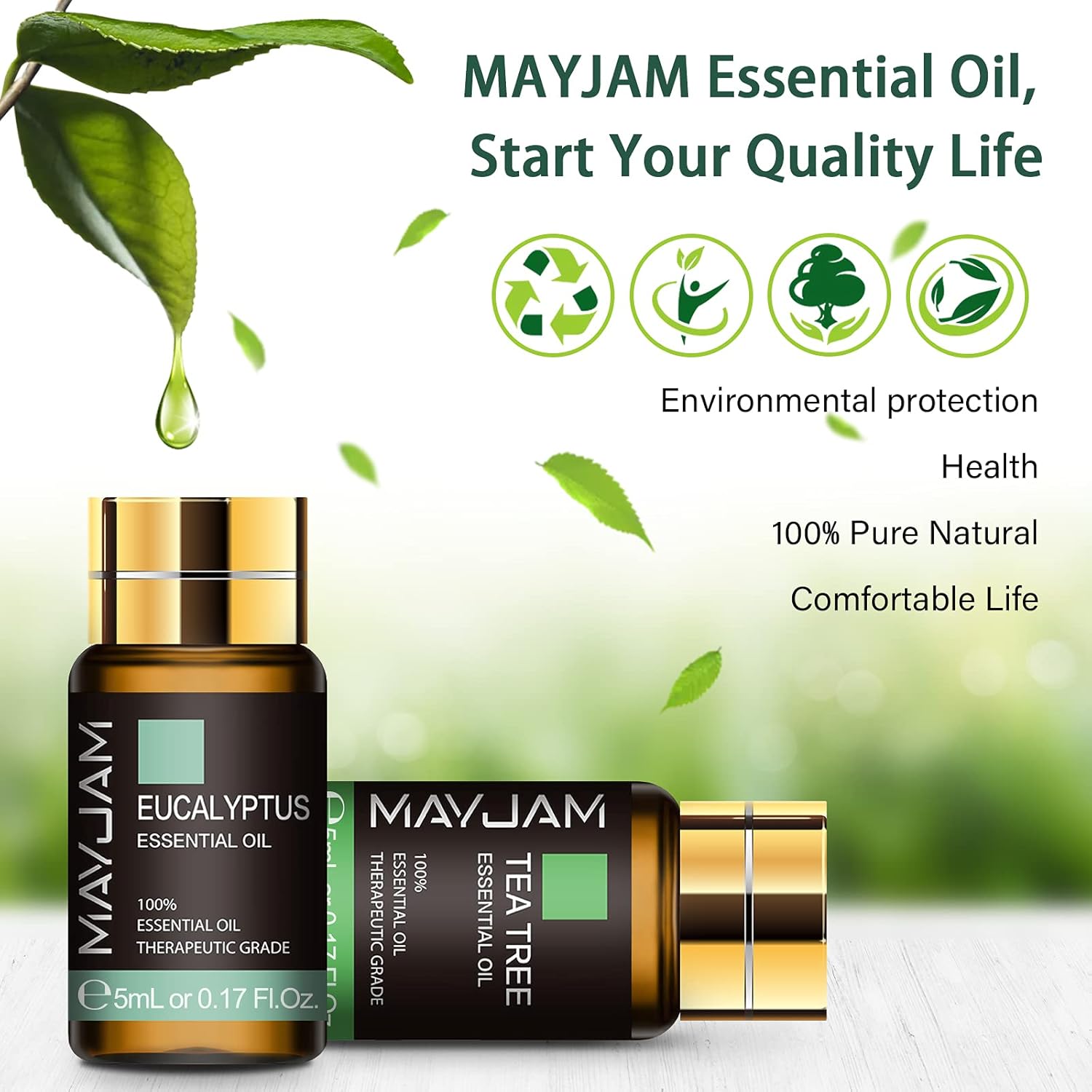 Detalle de MAYJAM Coffret Huiles Essentielles 20pcs