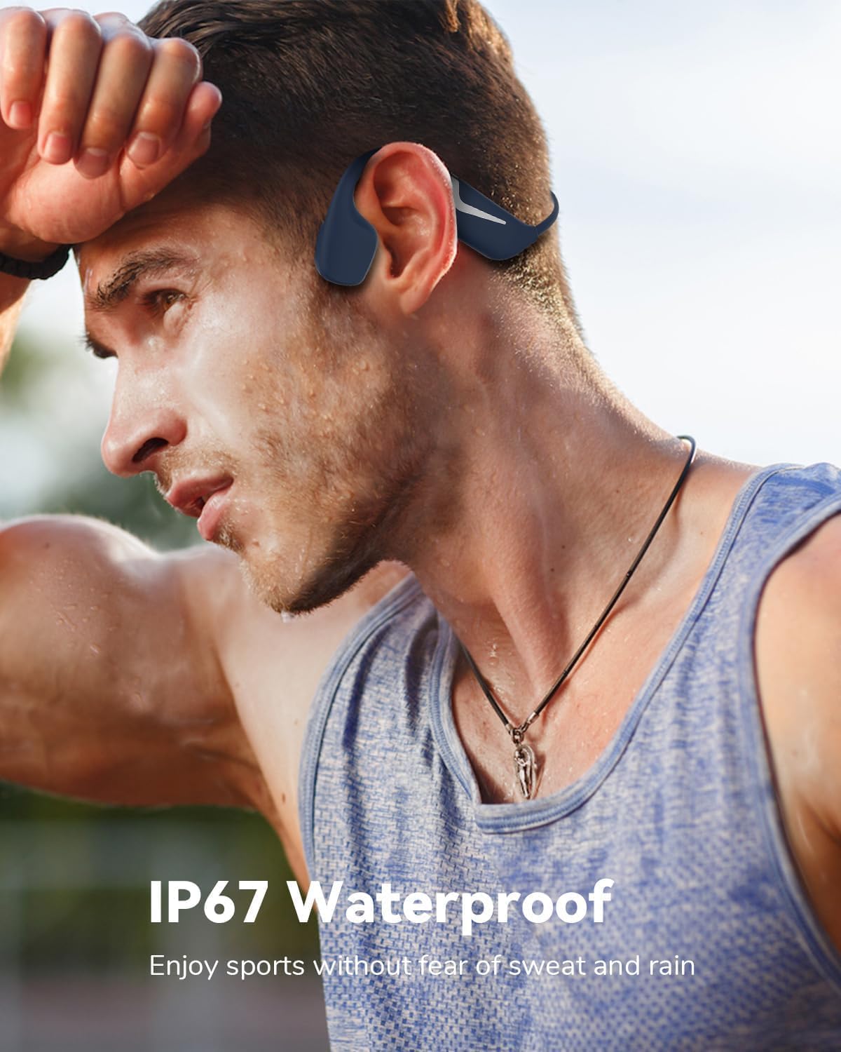 Thumbnail 6 de Monodeal Bone Conduction Headphones Bluetooth 5.3 for Sports