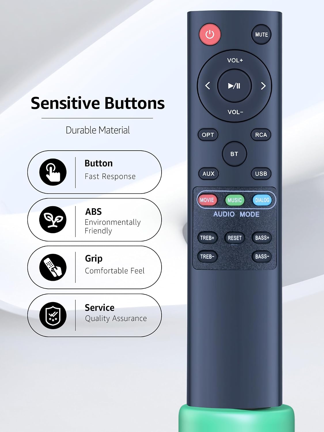 Thumbnail 1 de TCNOUMT Replacement Remote for Norcent BYL soundbar