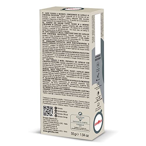 Thumbnail 4 de Gimoka Capsule Compatibili Nespresso Deciso – 100 capsule salva aroma