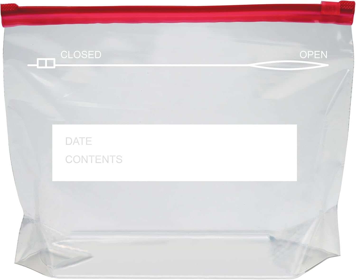 Detalle 2 de Amazon Basics Slider Quart Food Storage Bags 120