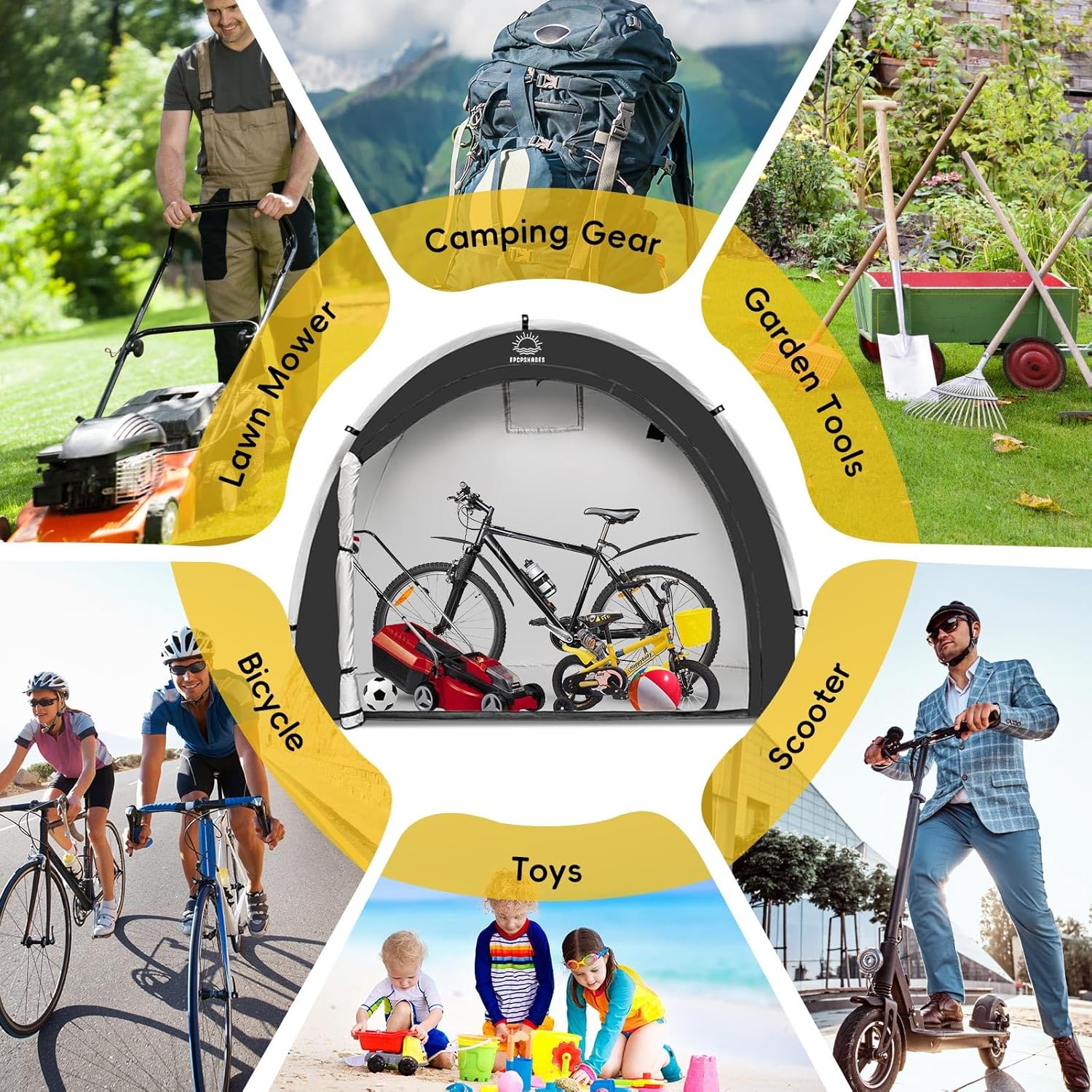 Thumbnail 2 de EPCPSHADES Bike Storage Tent