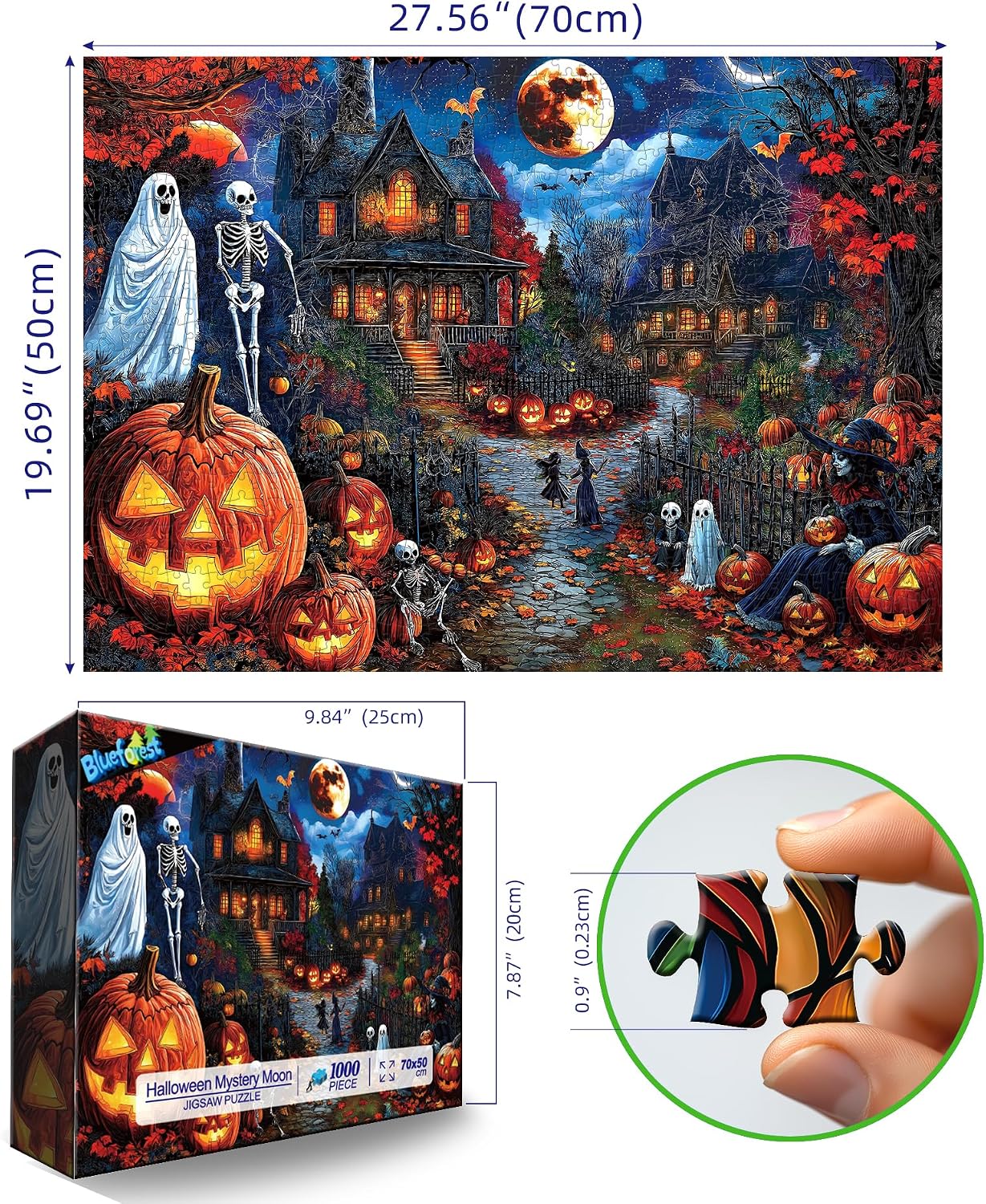 Thumbnail 1 de Blueforest Adult Jigsaw Puzzle, 1,000 Pieces