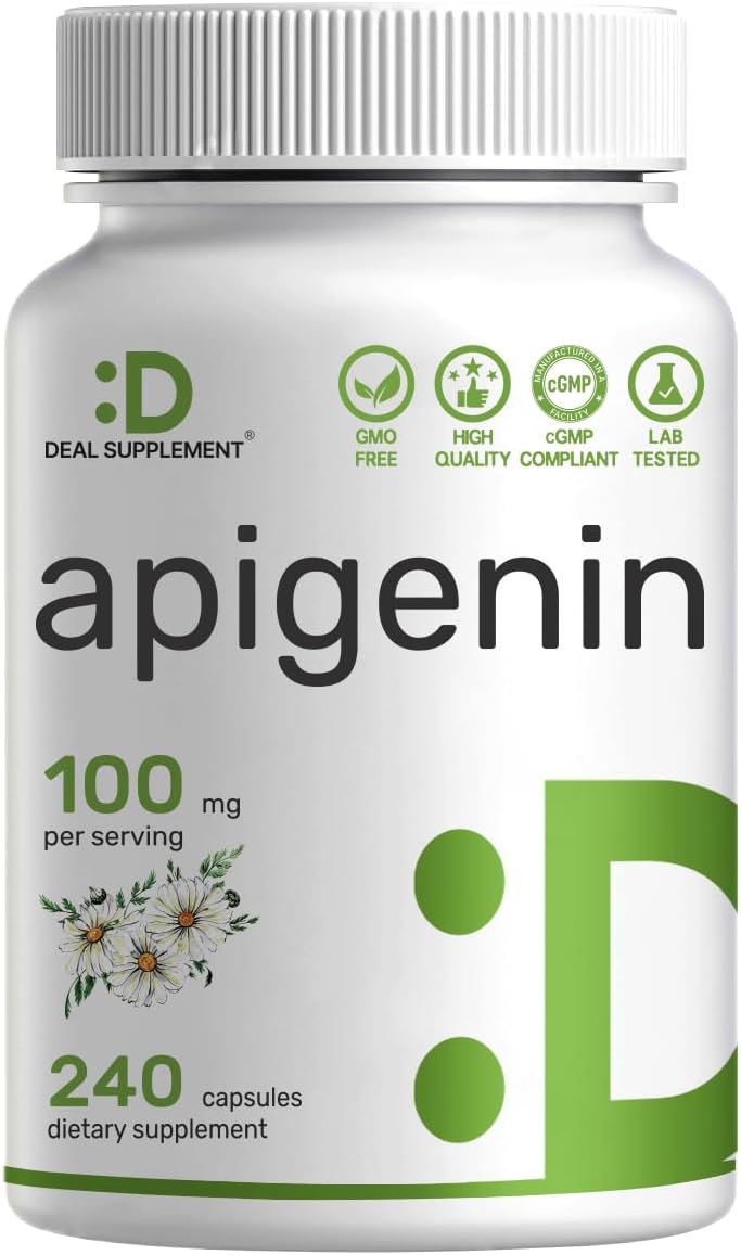 Detalle de Apigenin Supplement 100 mg Per Serving