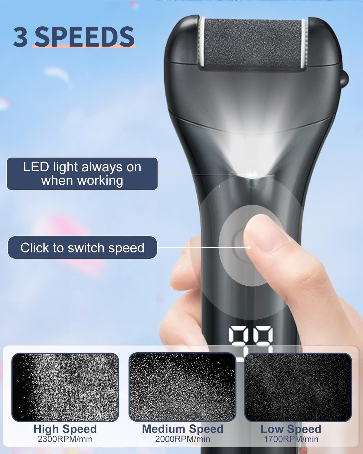 Thumbnail 4 de Electric Foot File 16-in-1 Rechargeable Foot Care Kit 🦶