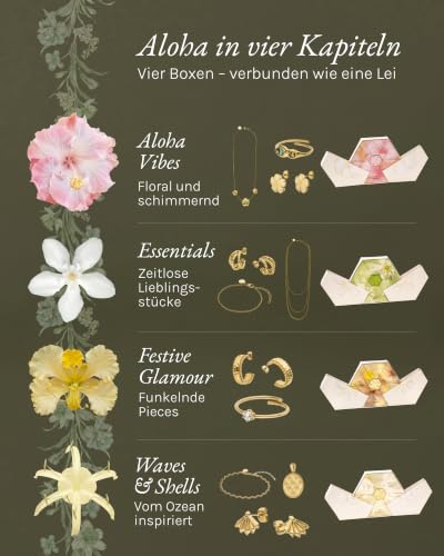 Detalle 2 de Purelei Schmuck-Adventskalender Gold