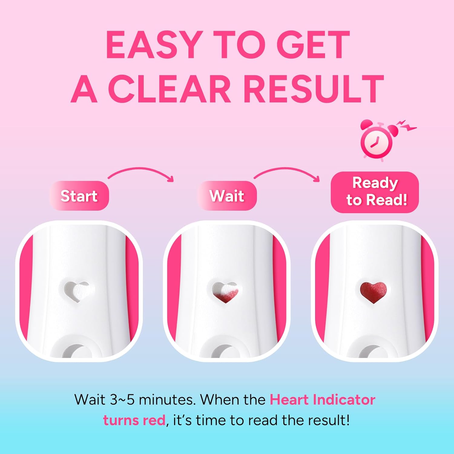 Thumbnail 1 de Easy@Home Pregnancy Test 5 Pack hCG 10