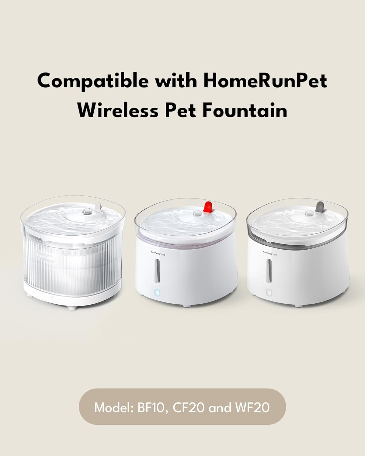 Detalle de HomeRunPet Trinkbrunnenfilter 3 Stück