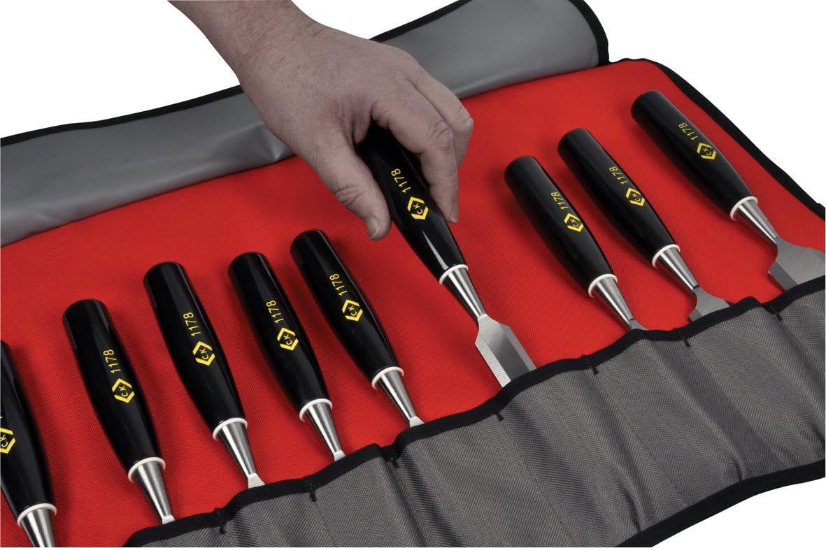 Detalle 2 de C.K Magma sac à outils enroulable MA2719 pour burins et petits outils (jusqu’à 9 emplacements)