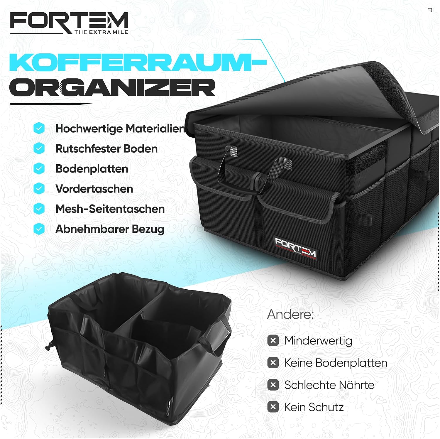 Thumbnail 6 de Fortem Kofferraum Organizer Kofferraumtasche