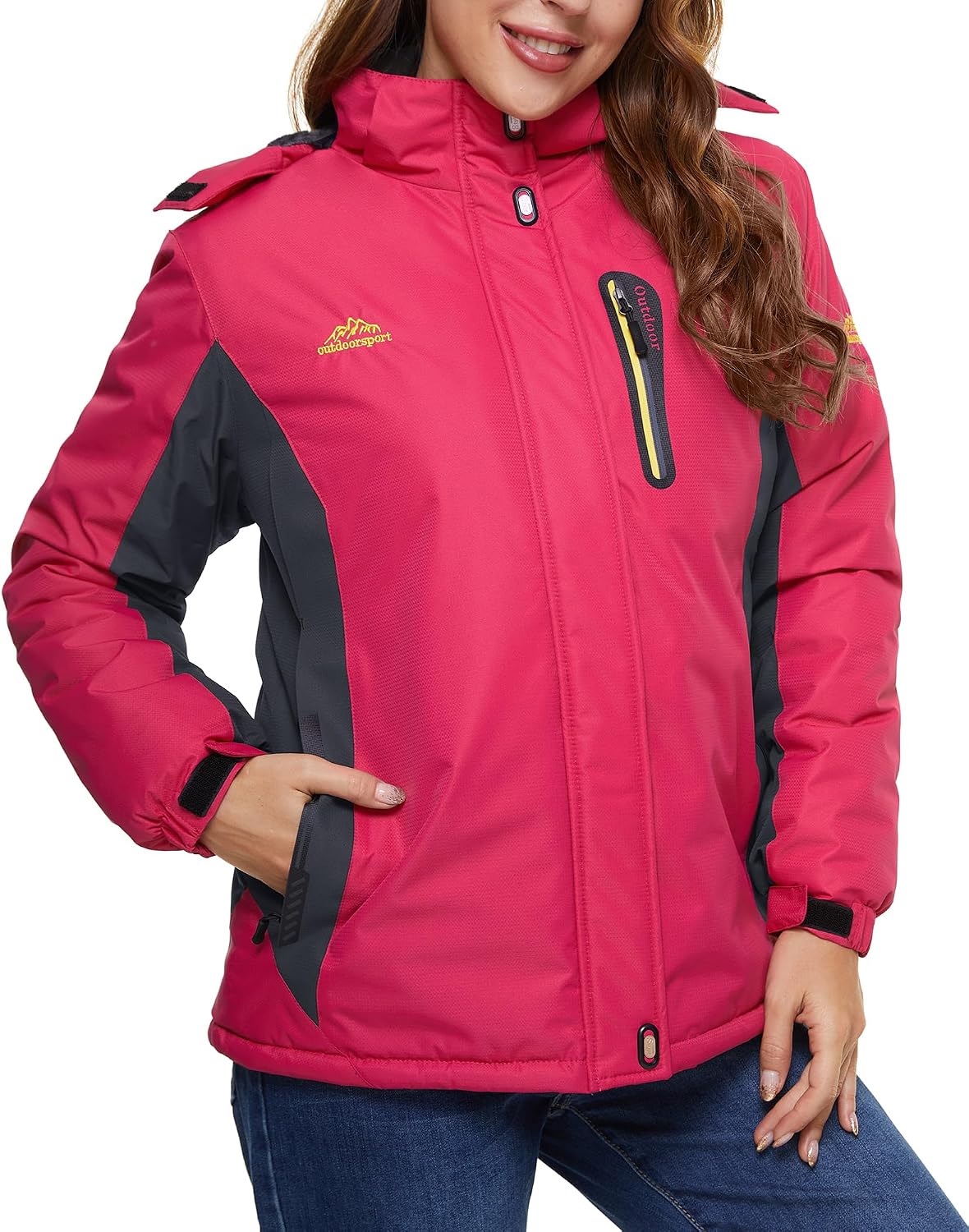 Detalle 2 de TACVASEN Damen Winterjacke