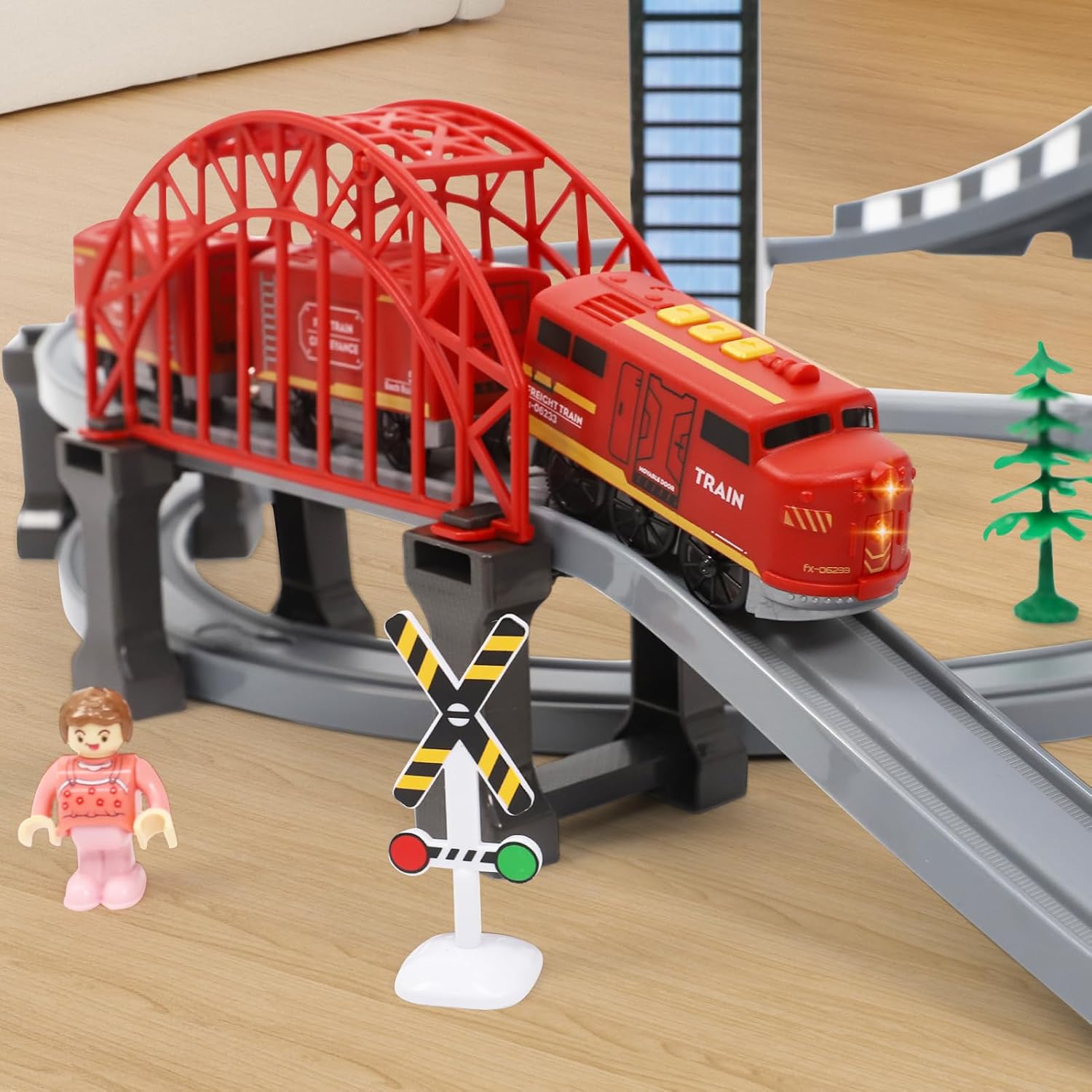 Thumbnail 3 de XIAPIA Electric Train Set 128 pcs