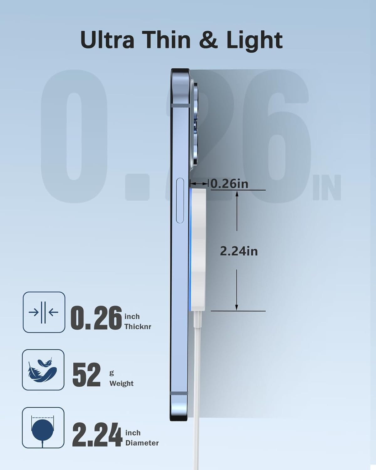 Thumbnail 5 de Apple MagSafe Magnetic Wireless Charger 2-port