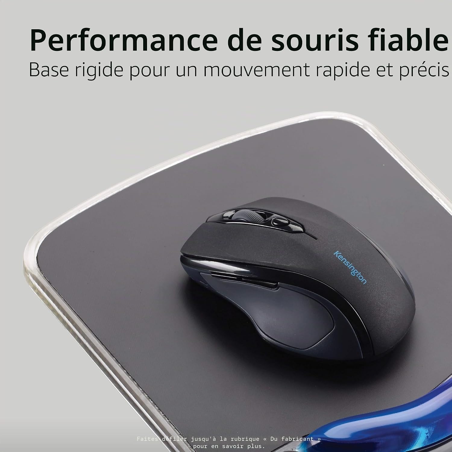 Thumbnail 5 de Tapis de Souris Kensington Duo Gel avec Repose-Poignets – Bleu (62401)