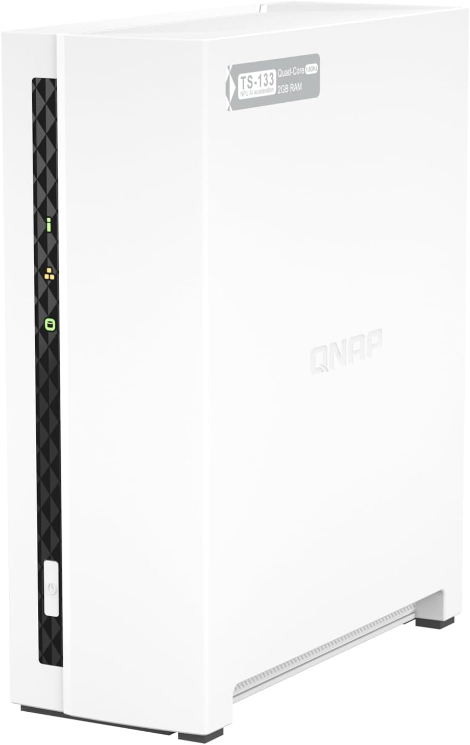Detalle de QNAP TS-133 – serwer NAS z Ethernetem, AI-NPU i funkcjami bezpieczeństwa