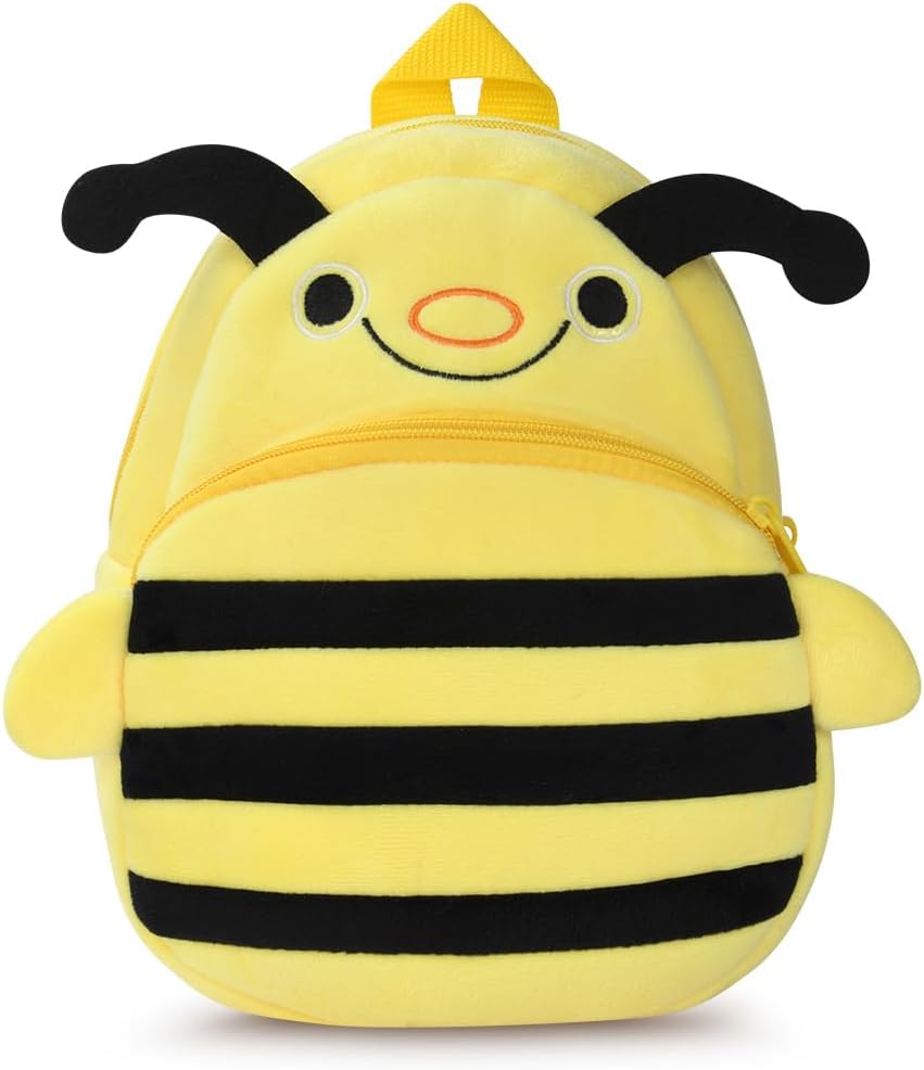 Aomig pluchen kinderrugzak met eenhoorn- en dierenontwerp, 24 x 10 x 26 cm