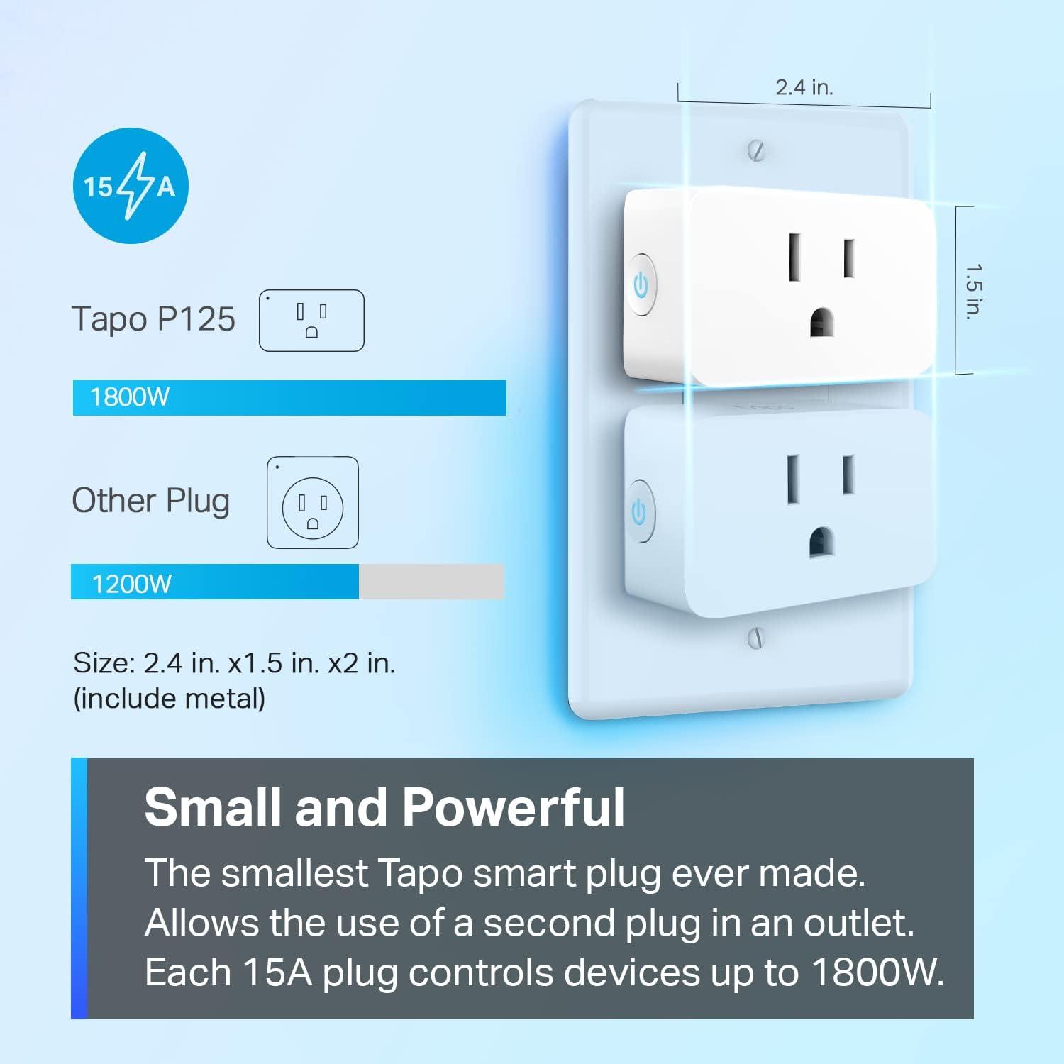 Detalle 1 de Tapo Smart Plug P125
