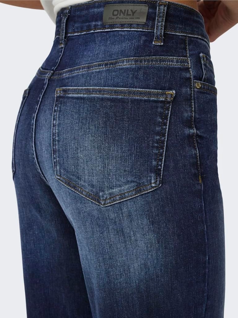 Thumbnail 2 de ONLY Wide Fit Jeans ONLMADISON vita alta gamba larga