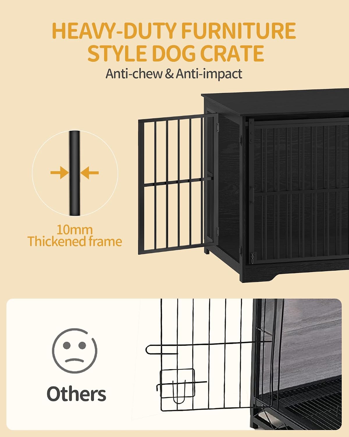 Detalle 2 de Hzuaneri DFC84404B Hundebox 110 cm