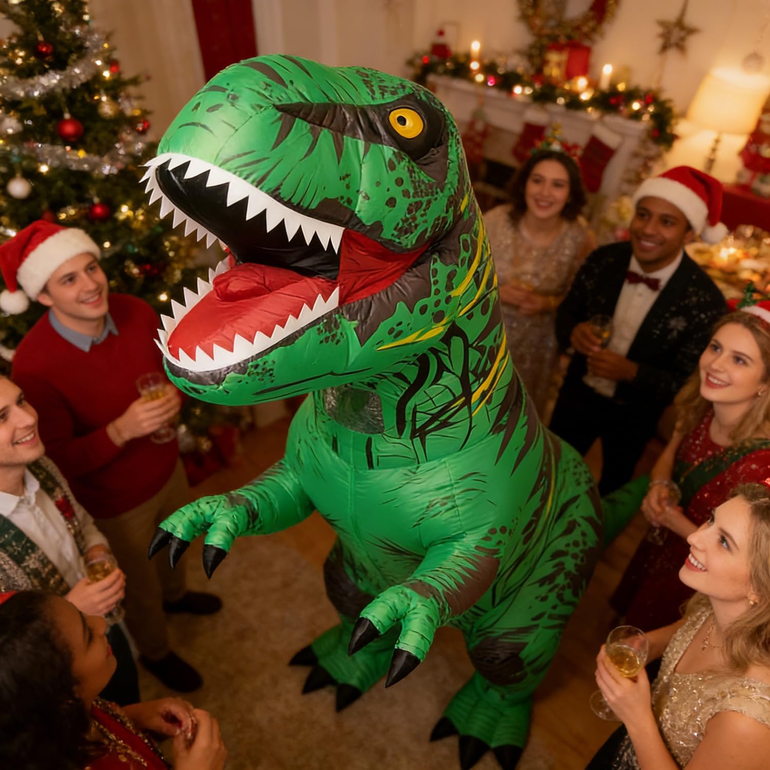 Thumbnail 1 de JASHKE Inflatable T‑Rex Adult Costume
