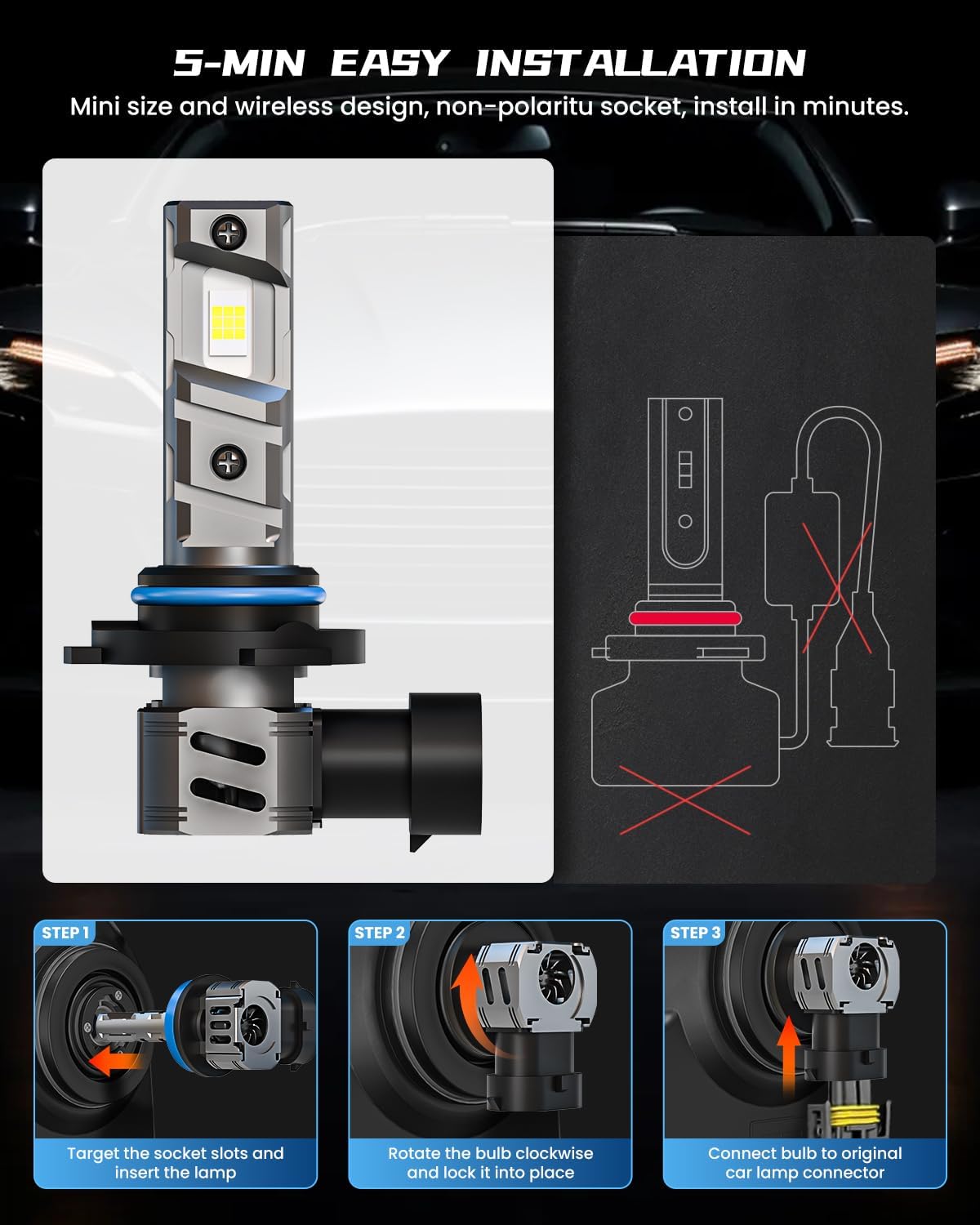 Thumbnail 3 de FRANXI 9006/HB4 Fog Light Bulbs 60W