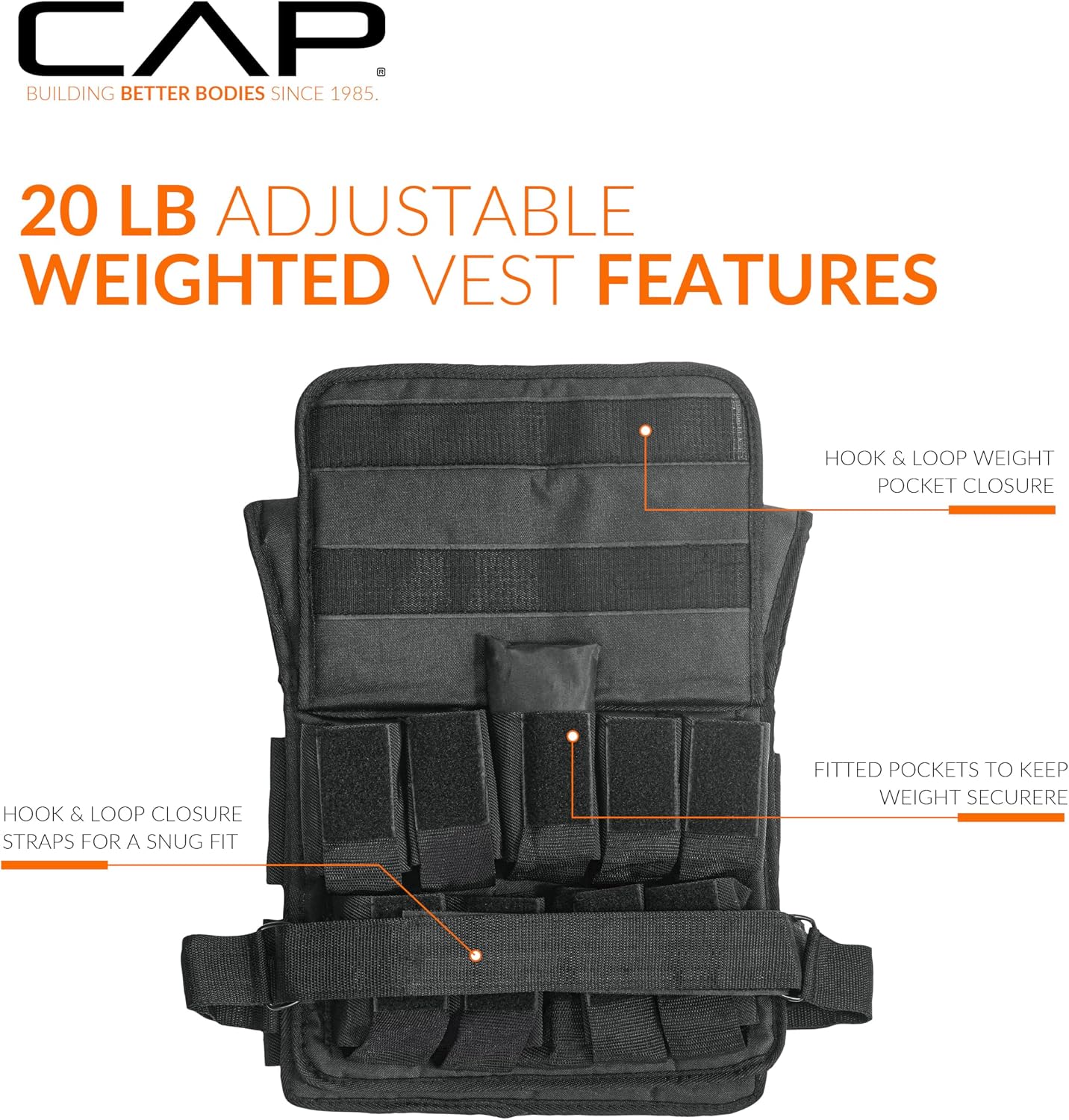 Detalle 2 de CAP Barbell Adjustable Weighted Vest