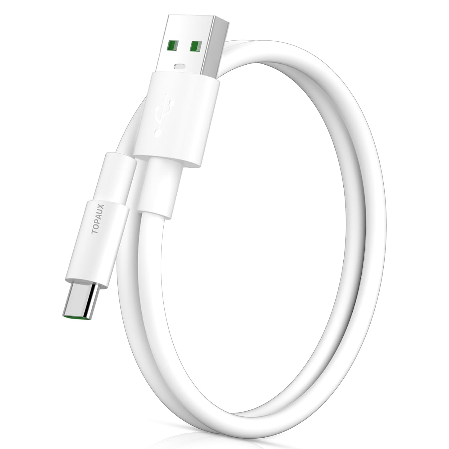 Detalle de TOPAUX 80W USB-C Kabel 6A – Schnelles Laden & Datenübertragung für OPPO Schnellladung