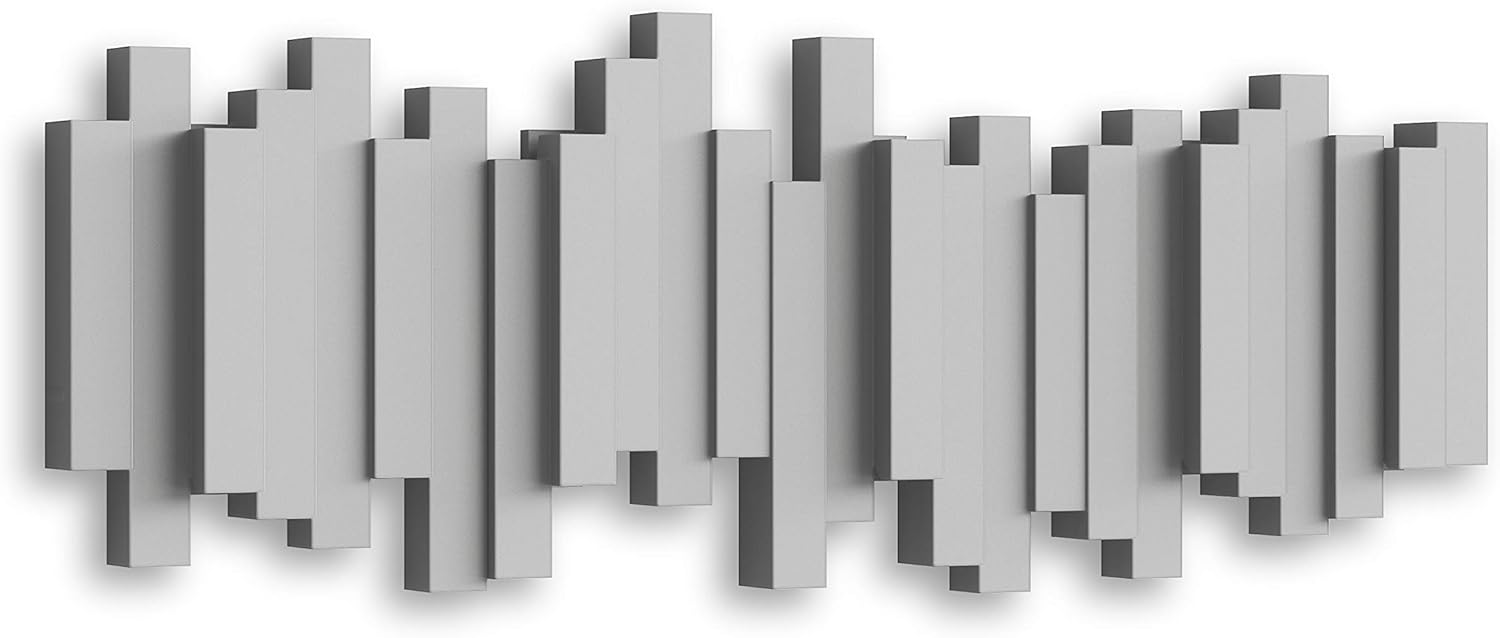 Thumbnail 9 de Umbra Sticks Perchero de Pared Gris con 5 Ganchos Extraíbles 🚪