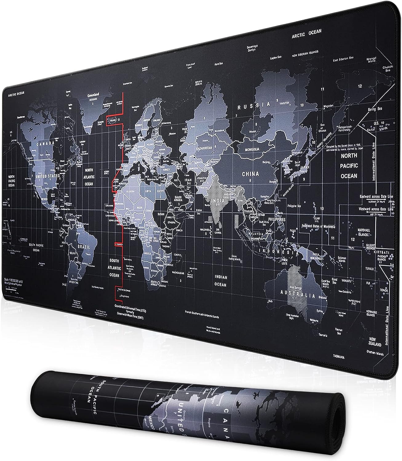 Detalle de Cmhoo chengmenghe XXL Map Mouse Pad, 35.4 x 15.7-Inch Non-Slip Mat