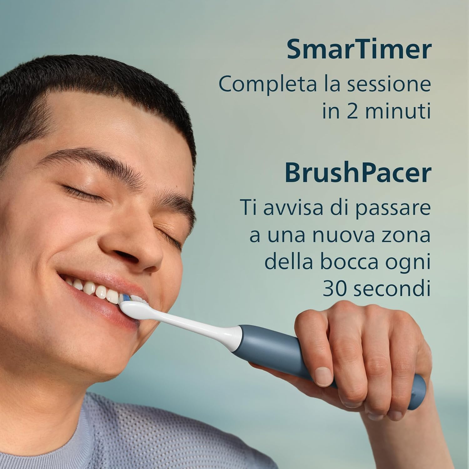 Thumbnail 6 de Spazzolino elettrico Philips Sonicare Serie 3100 HX4034/24: pulizia ibrida con sensore di pressione